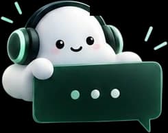 Cirro Cloud mascot beside a chat bubble